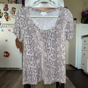 Socialite Snakeskin Tee